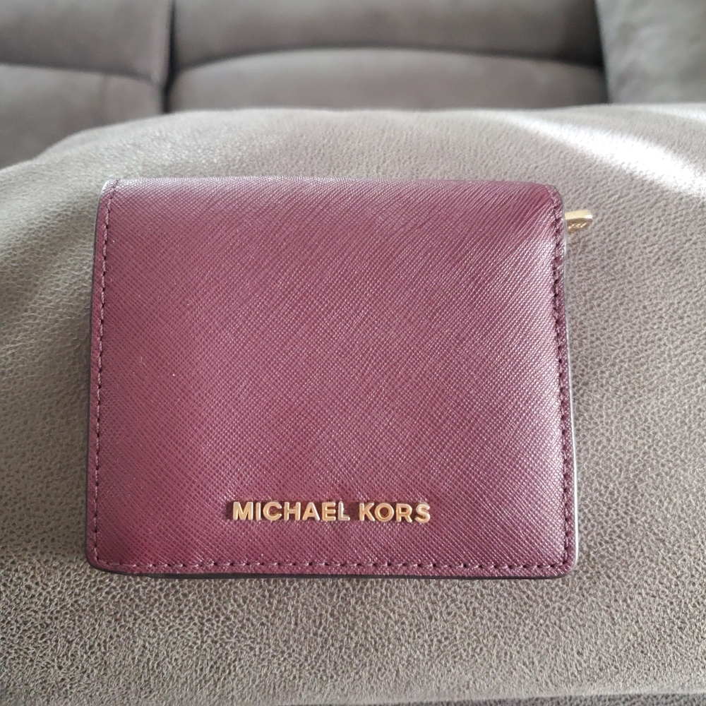 Michael Kors burgundy wallet